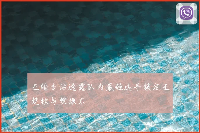 王皓专访透露队内最强选手锁定王楚钦与樊振东